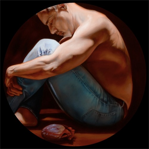 © 2010 Aron Hart, All I Have To Give #2, Oil on Canvas, 30 x 30 inches.