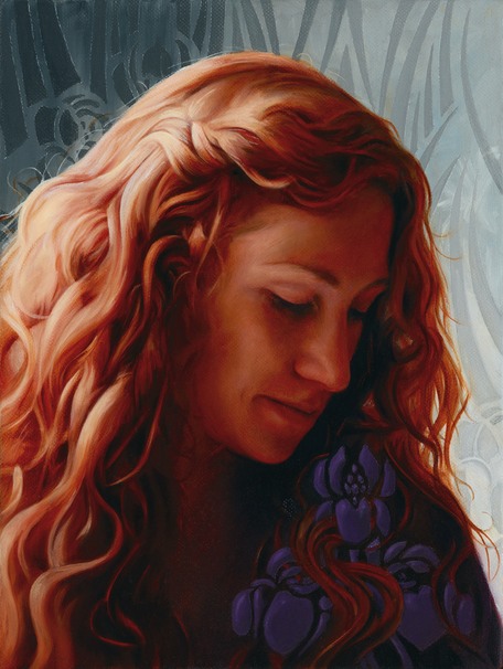 © 2012 Aron Hart, The Three Graces (1 of 3), Oil on Canvas, 9 x 12 inches.