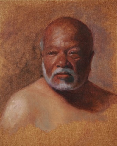 © 2012 Aron Hart, Lawrence, oil on canvas panel